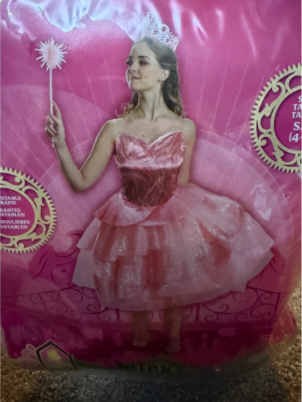 Wicked Glinda Adult Deluxe Costume- NEW small 4/6